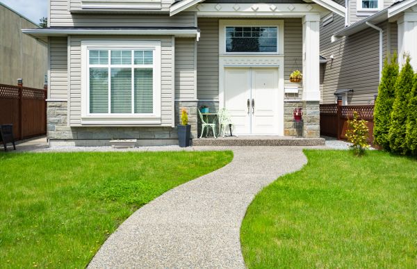 Concrete Path Construction in Lake Stevens