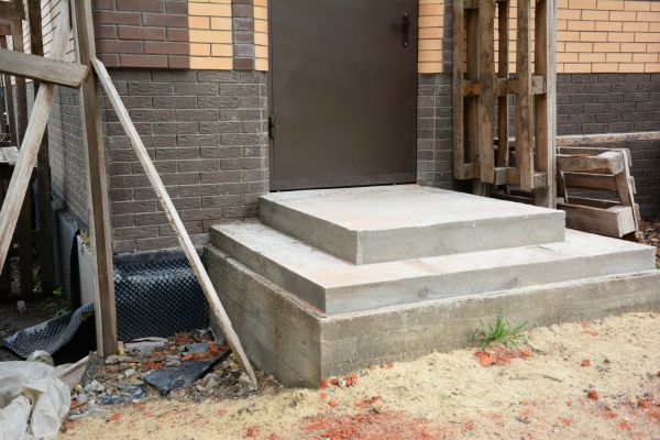 Cement Steps Construction in Lake Stevens