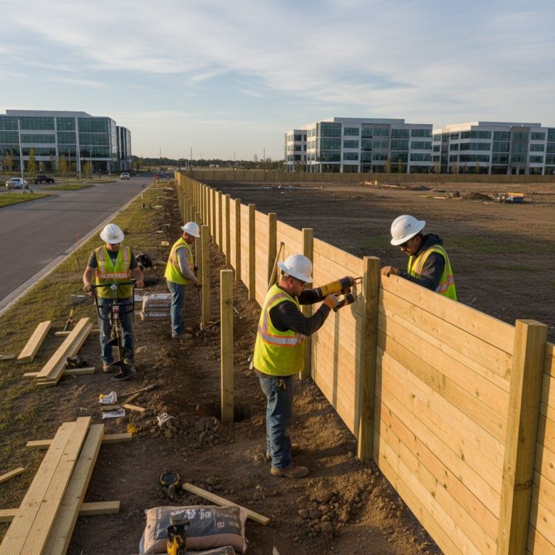 Concrete Fence Construction
